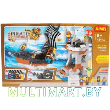 Конструктор Jumei N-397 Пираты (434 детали) картинка 2